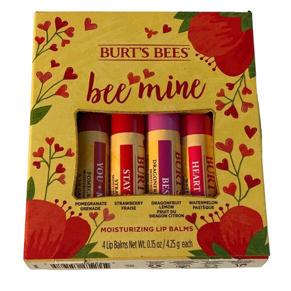 Burt’s Bee’s “Bee Mine” 4 pack gift set - Picture 1 of 3